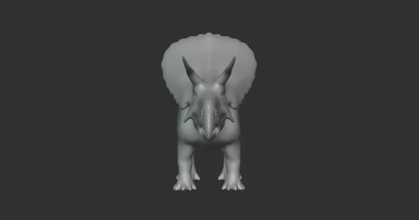 Zuniceratops Basemesh 3D Model Free Download 3D Model Creature Guard 5