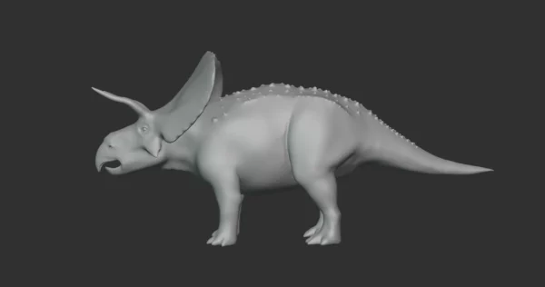 Zuniceratops Basemesh 3D Model Free Download 3D Model Creature Guard 6