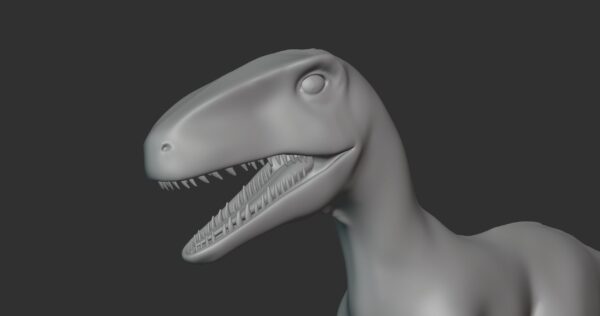 Atrociraptor Basemesh 3D Model Free Download 3D Model Creature Guard 4