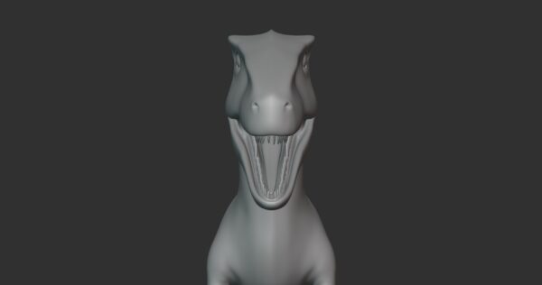 Atrociraptor Basemesh 3D Model Free Download 3D Model Creature Guard 5