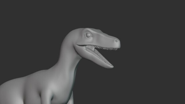 Austroraptor Basemesh 3D Model Free Download 3D Model Creature Guard 3