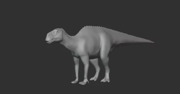 Kamuysaurus Basemesh 3D Model Free Download 3D Model Creature Guard 3