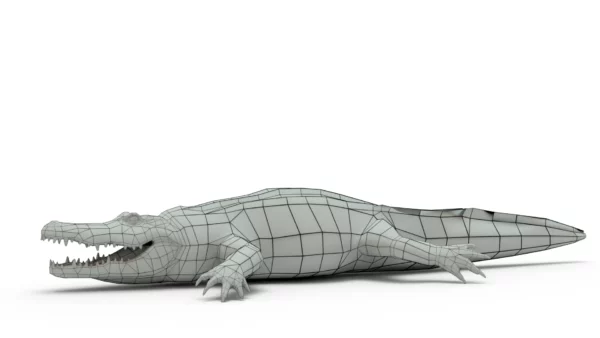 Alligator 3D Model Free Download 3D Model Creature Guard 8