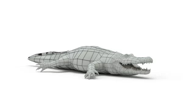 Alligator 3D Model Free Download 3D Model Creature Guard 10