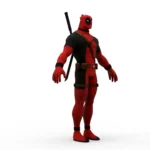 Deadpool 3d model_(1)