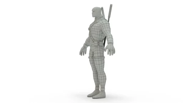 Deadpool 3D Model Free Download 3D Model Creature Guard 10