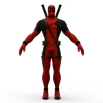 Deadpool 3d model_(2)