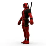 Deadpool 3d model_(3)