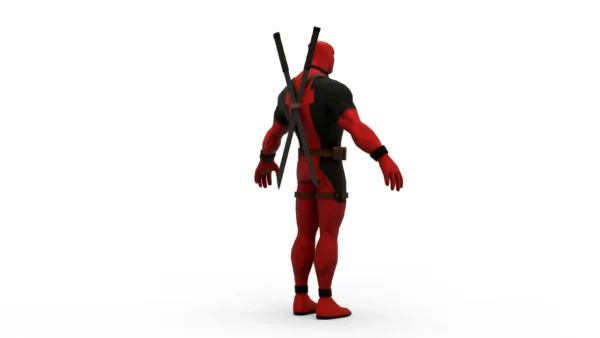 Deadpool 3D Model Free Download 3D Model Creature Guard 6