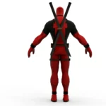 Deadpool 3d model_(5)