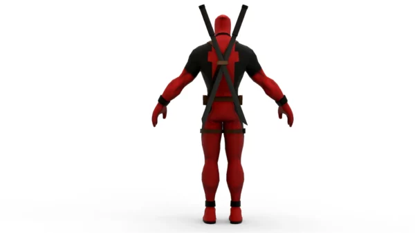 Deadpool 3D Model Free Download 3D Model Creature Guard 5