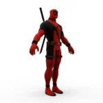 Deadpool 3d model_(7)