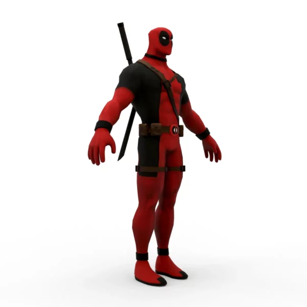 Deadpool 3D Model Free Download 3D Model Creature Guard
