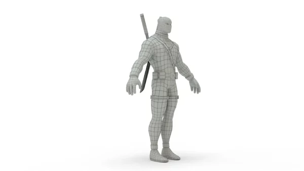 Deadpool 3D Model Free Download 3D Model Creature Guard 8