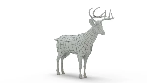 Deer 3D Model Free Download 3D Model Creature Guard 14