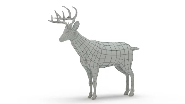 Deer 3D Model Free Download 3D Model Creature Guard 12