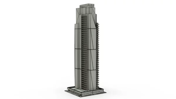 High Rise Apartment Building 3D Model Free Download 3D Model Creature Guard 11