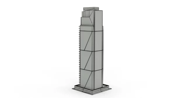 High Rise Apartment Building 3D Model Free Download 3D Model Creature Guard 12
