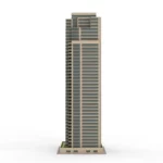 High Rise Apartment Building 3D Model_(5)