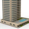 High Rise Apartment Building 3D Model Free Download 3D Model Creature Guard 19