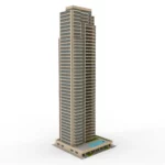 High Rise Apartment Building 3D Model_(8)