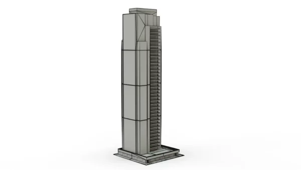 High Rise Apartment Building 3D Model Free Download 3D Model Creature Guard 9