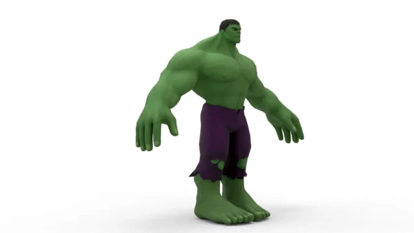 Marvel Hulk 3D Model Free Download 3D Model Creature Guard 2