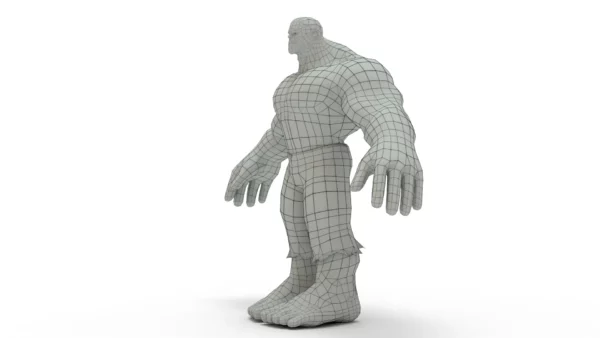 Marvel Hulk 3D Model Free Download 3D Model Creature Guard 10