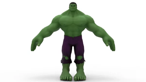 Marvel Hulk 3D Model Free Download 3D Model Creature Guard 4