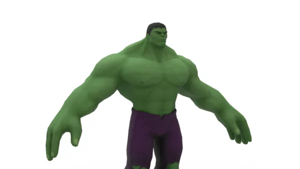 Marvel Hulk 3D Model Free Download 3D Model Creature Guard 7