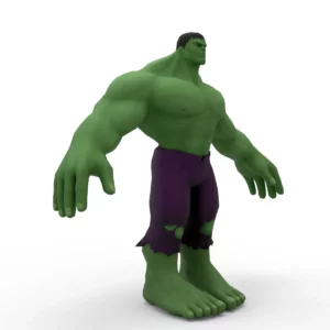 Marvel Hulk 3D Model Free Download 3D Model Creature Guard