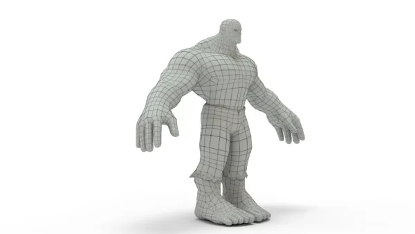 Marvel Hulk 3D Model Free Download 3D Model Creature Guard 8