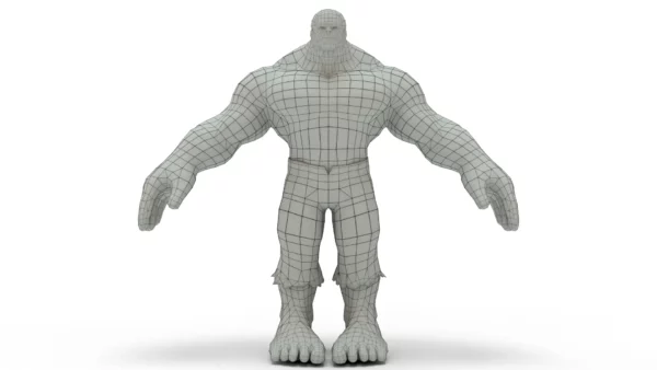 Marvel Hulk 3D Model Free Download 3D Model Creature Guard 9