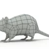Brown Rat 3D Model Free Download 3D Model Creature Guard 20