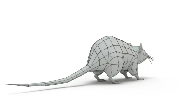 Brown Rat 3D Model Free Download 3D Model Creature Guard 11