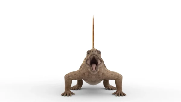 Free Dimetrodon 3D Model Download 3D Model Creature Guard 8