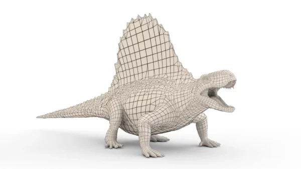 Free Dimetrodon 3D Model Download 3D Model Creature Guard 9