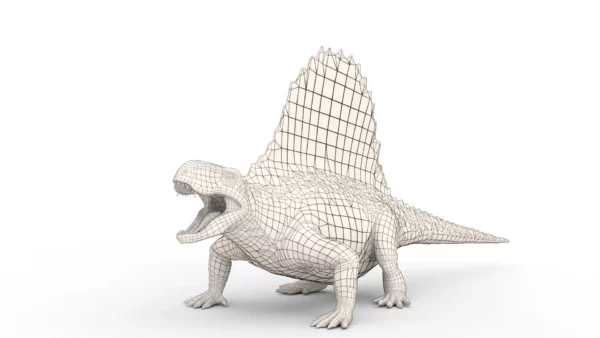 Free Dimetrodon 3D Model Download 3D Model Creature Guard 11