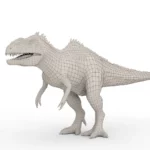Realistic Giganotosaurus 3d model_(7)