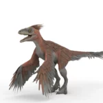 Realistic Pyroraptor 3d model_(2)