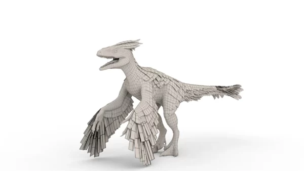 Free Pyroraptor 3D Model Download 3D Model Creature Guard 11