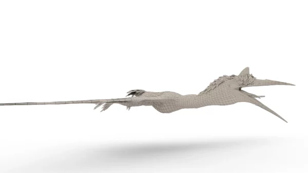 Free Quetzalcoatlus 3D Model Download 3D Model Creature Guard 9