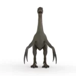 Realistic Therizinosaurus 3d model_(3)