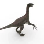 Realistic Therizinosaurus 3d model_(6)