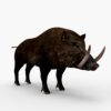 Wild Boar 3D Model Free Download 3D Model Creature Guard 11