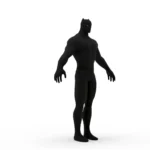 black panther 3d model_(1)