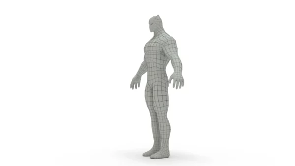 Black Panther 3D Model Free Download 3D Model Creature Guard 10