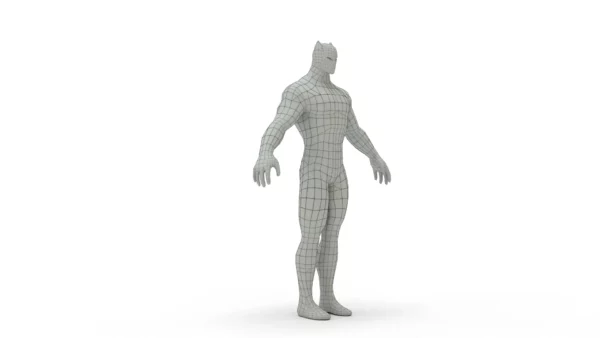 Black Panther 3D Model Free Download 3D Model Creature Guard 8