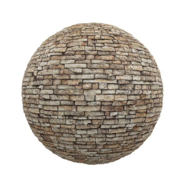 Stone Brown Brick Wall PBR Texture Free Download PBR Creature Guard