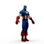 captain america 3d model_(1)